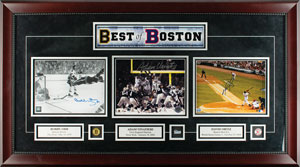 Lot #889  Boston Sports: Ortiz, Orr, and Vinatieri - Image 2