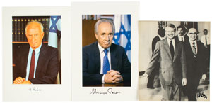 Lot #277  Israeli Nobel Peace Prize Winners - Image 1