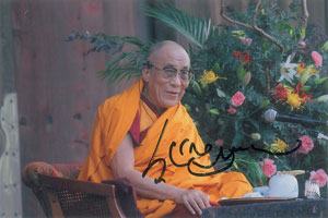 Lot #259  Dalai Lama