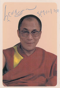 Lot #260  Dalai Lama - Image 1