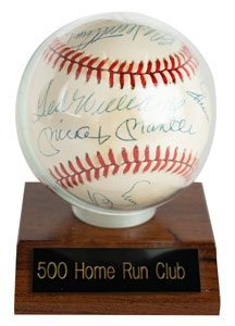 Lot #886  Baseball: 500 Home Run Club