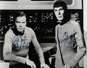 Lot #841  Star Trek: Shatner and Nimoy