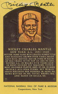 Lot #900 Mickey Mantle