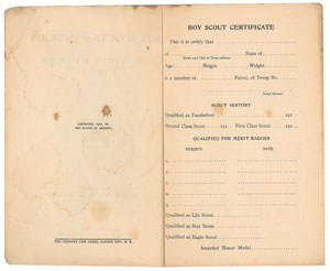 Lot #251  Boy Scouts of America: 1911 Handbook - Image 3