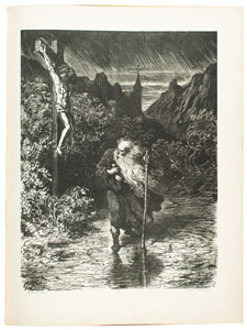 Lot #466 Gustave Dore Book: 'The Wandering Jew' - Image 3