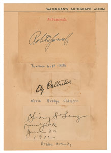 Lot #192  Waterman Autograph Album - Image 2