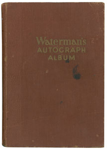 Lot #192  Waterman Autograph Album - Image 5