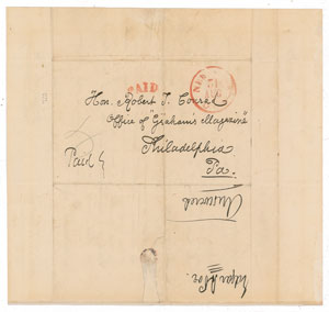 Lot #506 Edgar Allan Poe Autograph Letter Signed - Image 2