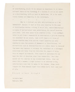 Lot #458 Frank Lloyd Wright - Image 2
