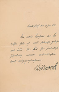 Lot #248 Otto von Bismarck - Image 1