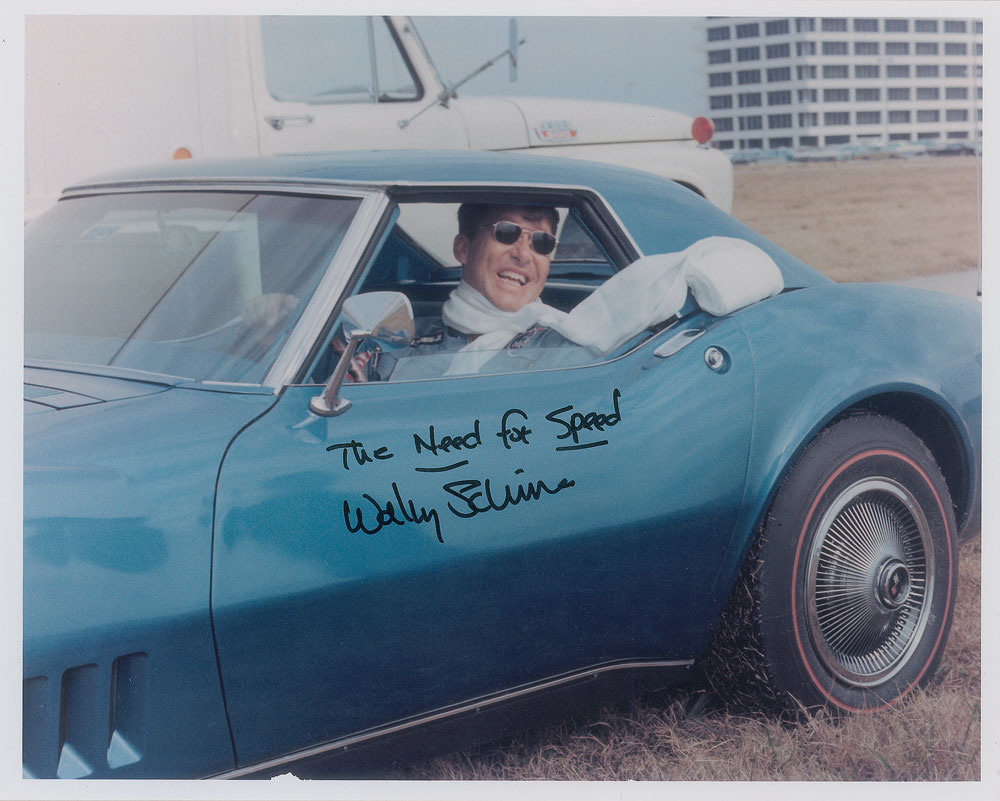 Lot #4032 Wally Schirra Signed Photograph