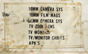 Lot #4093  Apollo CM Storage Pouch Camera Equipment/APK - Image 3