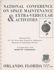 Lot #5061  National Conference on Space Maintenance & Extra-Vehicular Activities Report - Image 1