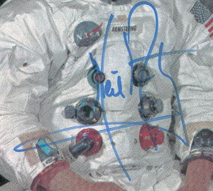 Lot #4169  Apollo 11 Signed Photograph and FDC - Image 4