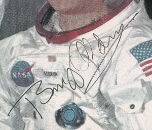 Lot #4169  Apollo 11 Signed Photograph and FDC - Image 5