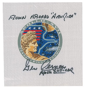 Lot #4315  Apollo 17 Flown Beta Cloth - Image 1