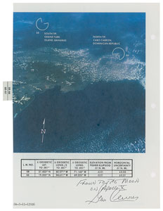 Lot #4148  Apollo 10 Flown Earth Photo Map