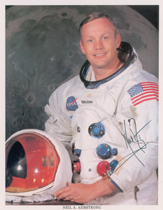 Lot #4175 Neil Armstrong Signed Photograph