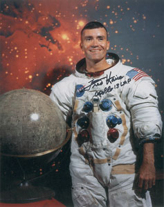 Lot #4247 Fred Haise Signed Photograph