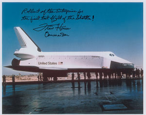Lot #4251 Fred Haise Signed Photograph - Image 1