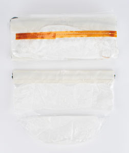 Lot #4449  Space Shuttle Waste Collection System Liners - Image 1