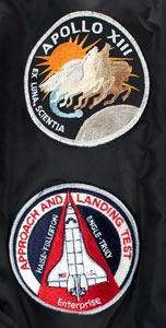 Lot #4242  Apollo 13: Lovell and Haise Signed Flight Jacket - Image 3