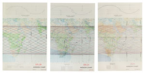 Lot #4401  Space Shuttle Mission Charts Group of (6) - Image 2