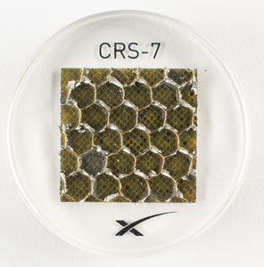 Lot #4514  SpaceX Dragon CRS-7 Flown Solar Array Fragment - Image 1