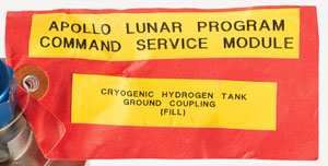Lot #4098  Apollo CSM Cryogenic Hydrogen Ground Coupling - Image 3