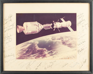 Lot #4341  Astronauts and NASA Personnel Signed Photograph - Image 1
