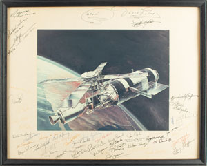 Lot #4346  Astronauts Signed Photograph - Image 1