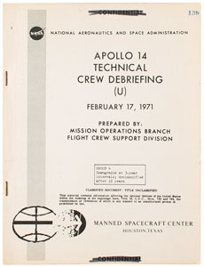 Lot #4263  Apollo 14 Technical Crew Debriefing - Image 1