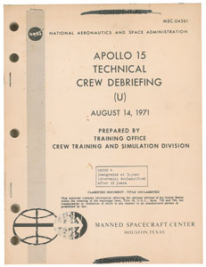 Lot #4284  Apollo 15 Group of (3) Technical Crew Debriefings - Image 4