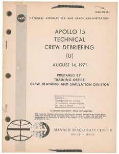 Lot #4284  Apollo 15 Group of (3) Technical Crew Debriefings - Image 5
