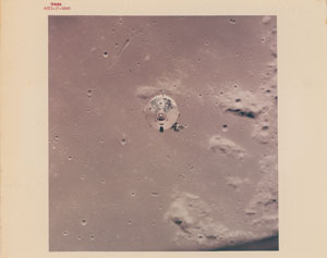Lot #4198  Apollo 11 Original 'Type 1' Photograph