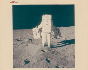 Lot #4199  Apollo 11 Original 'Type 1' Photograph