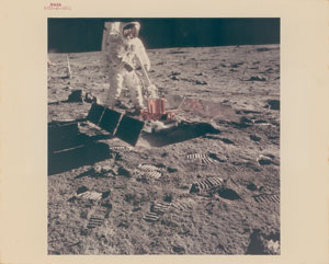 Lot #4201  Apollo 11 Original 'Type 1' Photograph