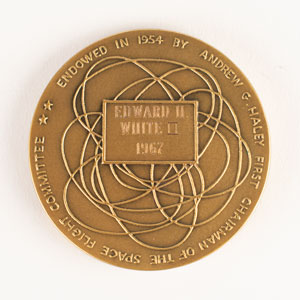Lot #4127 Edward H. White's Haley Astronautics Award - Image 2