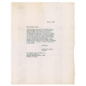 Lot #4012 John Glenn Autograph Letter Signed - Image 3