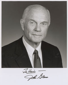 Lot #4027 John Glenn Typed Letter Signed and Signed Photograph - Image 2