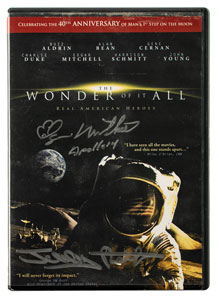 Lot #4264 Edgar Mitchell Signed DVD - Image 1
