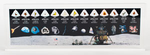 Lot #4111  Apollo Program Flown Artifact Display [Attested to as Flown by Florian Noller]