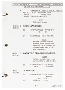 Lot #4389  STS-131 Flown Ascent Checklist - Image 2
