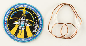 Lot #4422  STS-131 Flown Wire Tie and Patch