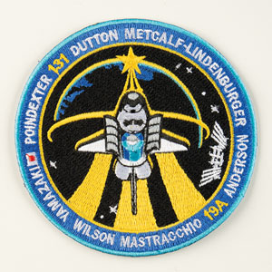 Lot #4422  STS-131 Flown Wire Tie and Patch - Image 2