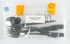 Lot #4464  Expedition 38/39 Flown Utensils - Image 1