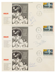 Lot #4173  Apollo 11 Signed RCA Covers