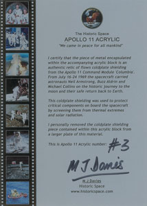 Lot #4190  Apollo 11 Purportedly Flown Coldplate Fragment - Image 4