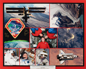 Lot #4392  Expedition 4 Flown Patch Display - Image 1