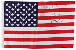 Lot #4470  Expedition 10 Flown Flag
